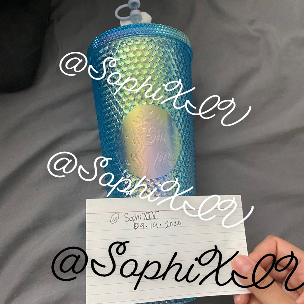 Starbucks Blue Studded Tumbler
